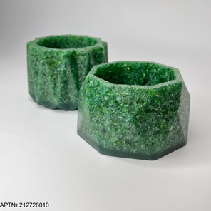 Кашпо для цветов напольное стеклянное "Ромб большой" / Горшок цветочный для растений